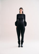 WOOL GABARDINE Trousers Off White