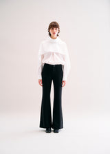 SQUARE ONE PANTS SOLID Trousers Black