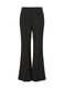 SQUARE ONE PANTS SOLID Trousers Black