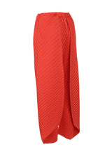 REITERATION PLEATS SOLID Trousers Red
