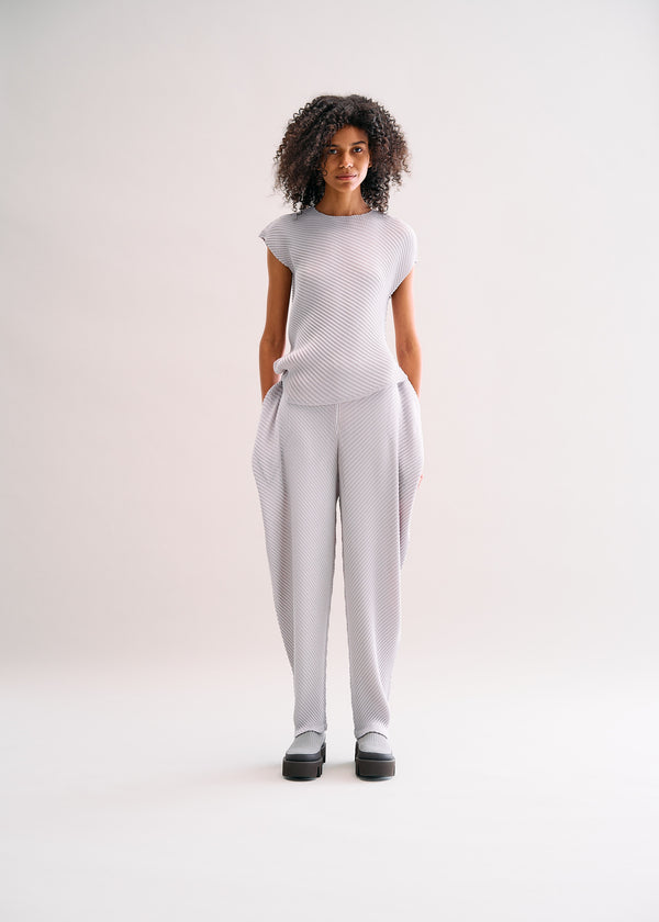 POLYGON PLEATS Trousers Black