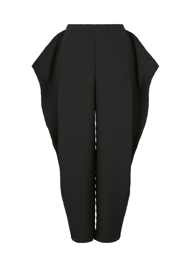 POLYGON PLEATS Trousers Black