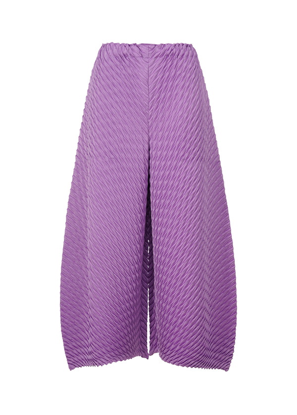 GLEAM PLEATS Trousers Purple
