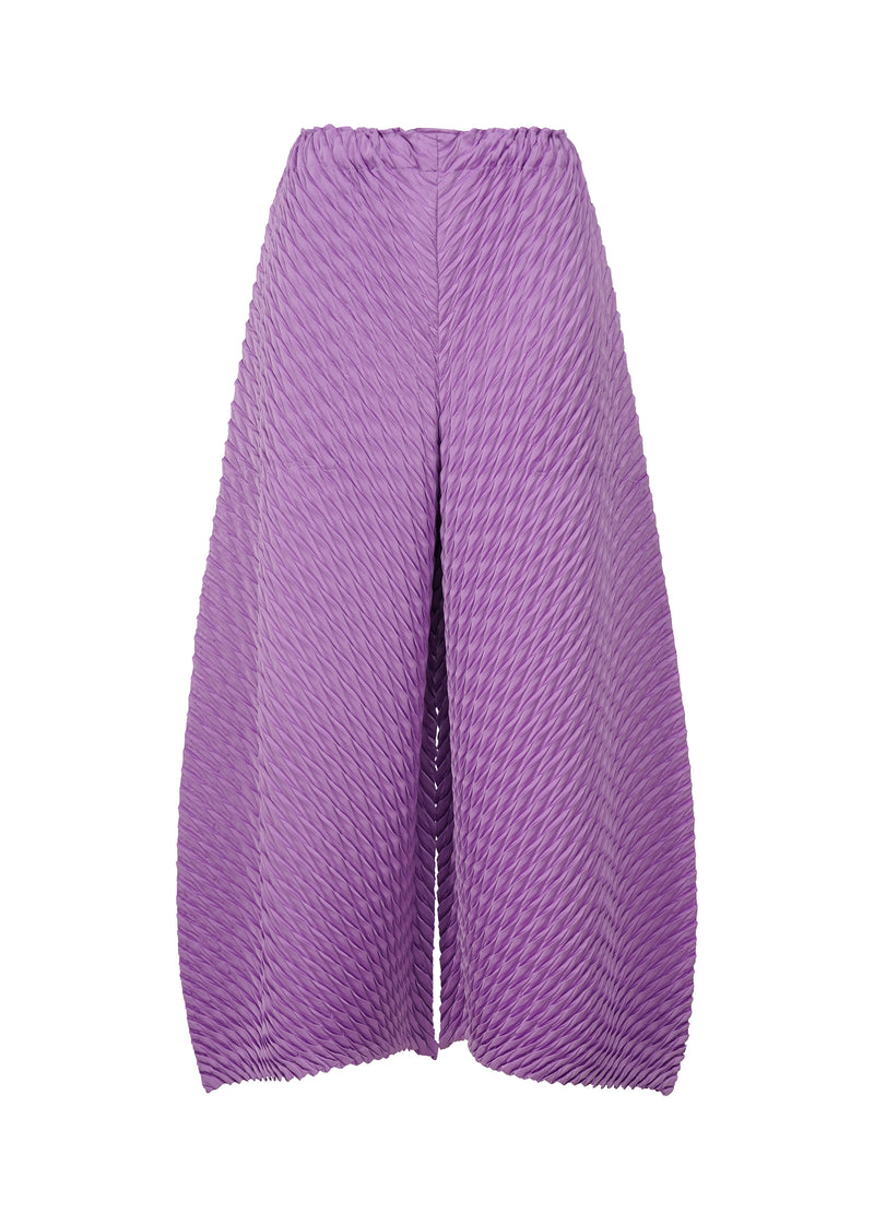GLEAM PLEATS Trousers Purple