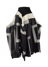 SQUARE SCHEME-3 Skirt Black-Hued