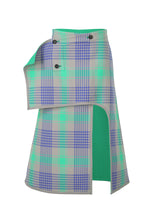 COUNTERPOINT CHECK Skirt Green-Hued