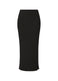 POLYGON PLEATS Skirt Black