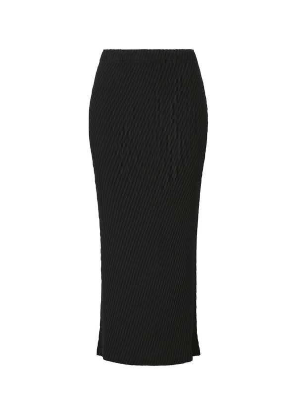 POLYGON PLEATS Skirt Black