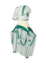 SQUARE SCHEME-3 Dress Green-Hued