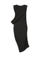 POLYGON PLEATS Dress Black