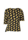 REITERATION PLEATS Top Ochre-Hued