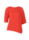 REITERATION PLEATS SOLID Top Red