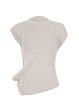 POLYGON PLEATS Shirt Light Grey