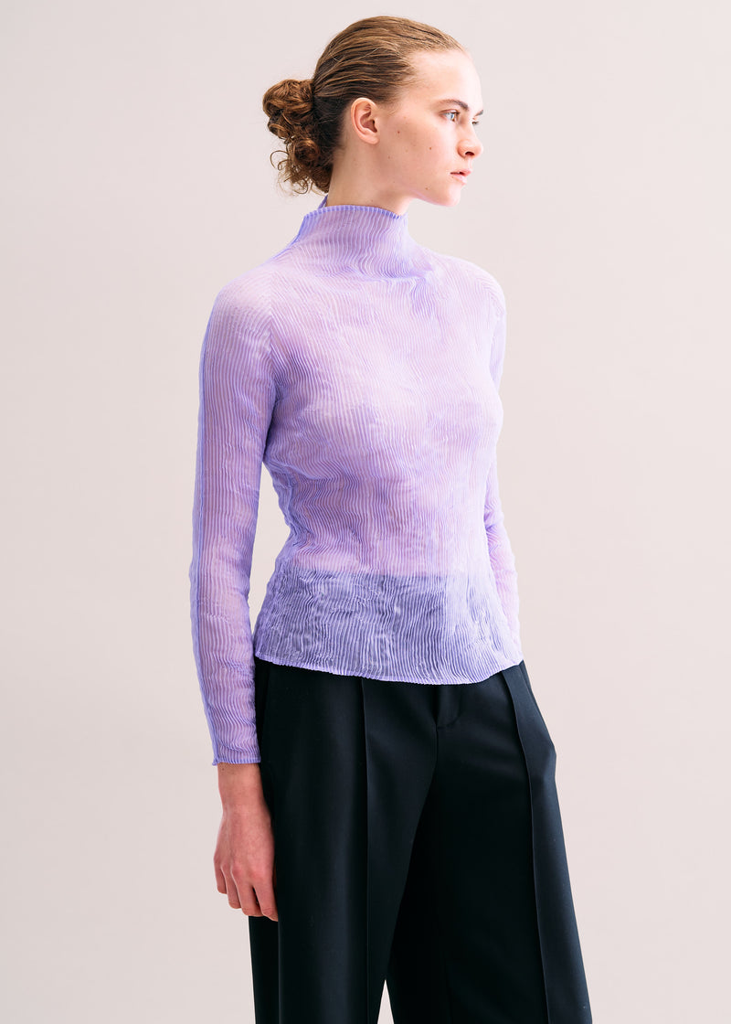CHIFFON TWIST 1 Shirt Purple
