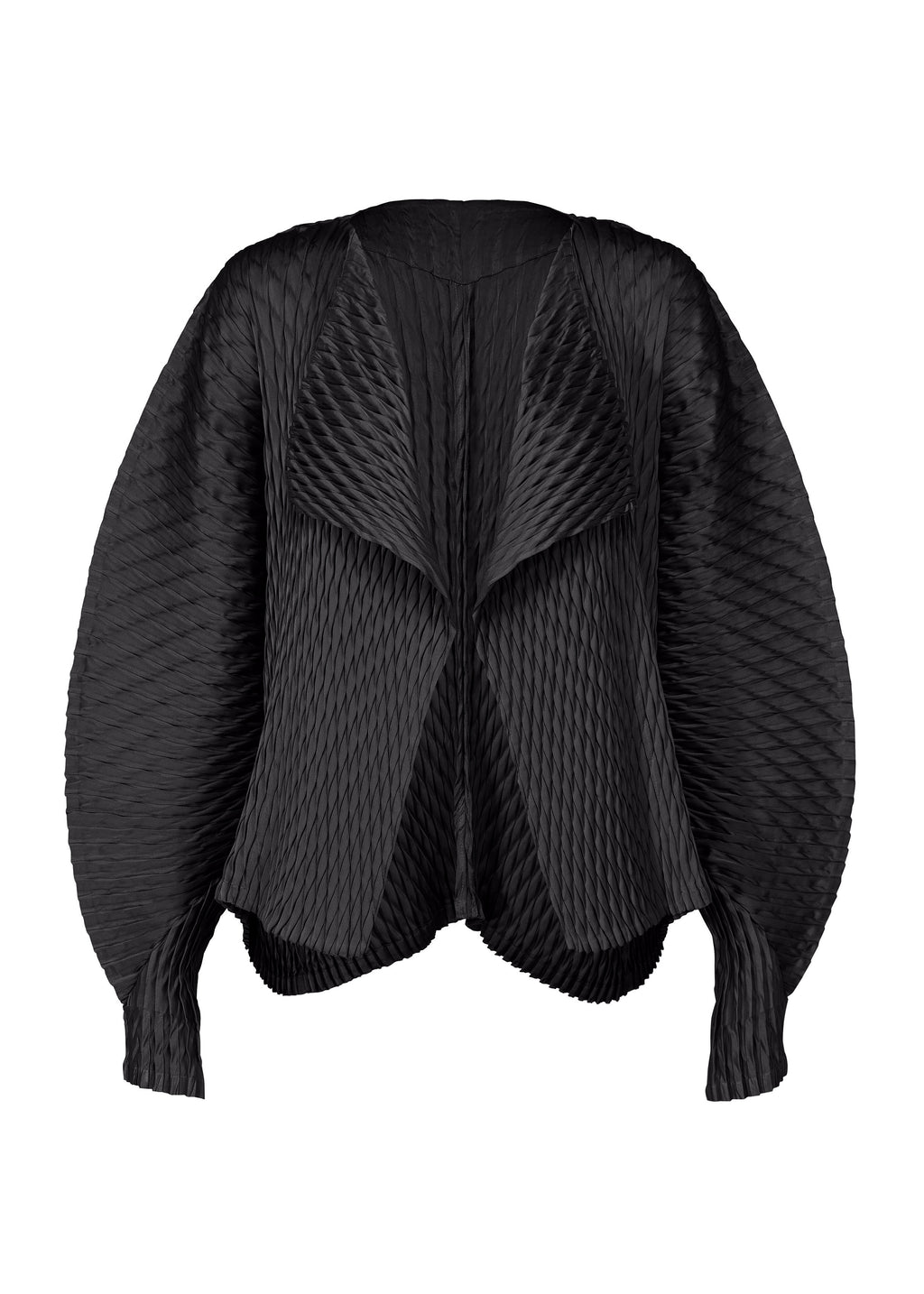 GLEAM PLEATS Cardigan Black