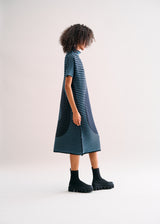 MEANDER KNIT Dress Orange-Hued