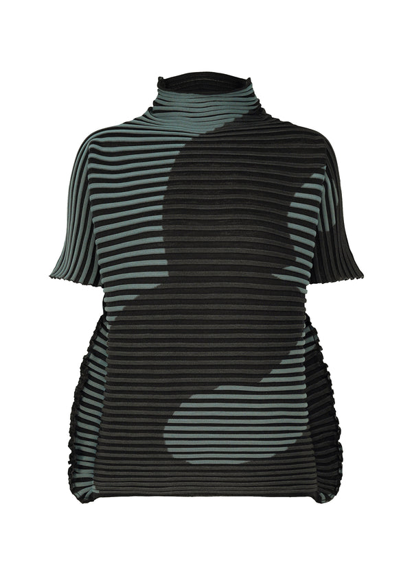 MEANDER KNIT Top Green-Hued