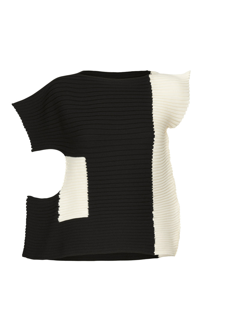 RECTILINEAR Top White x Black