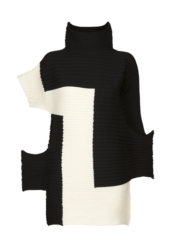 RECTILINEAR Top White x Black