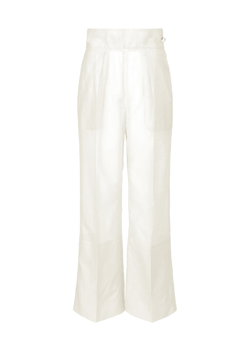 Pantalon de costume translucide blanc