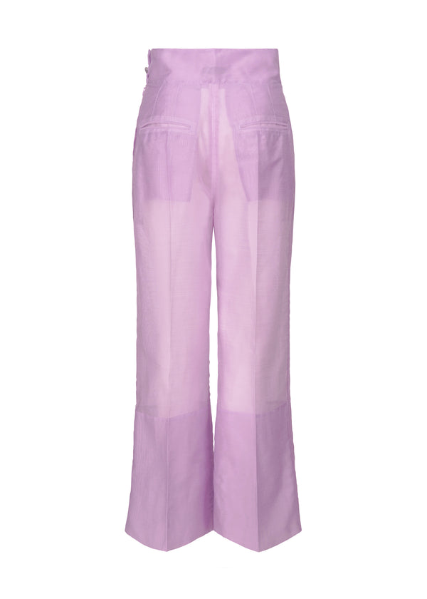 TRANSLUCENT SUIT Trousers Purple