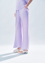 PAPER LIKE PLEATS Trousers Purple