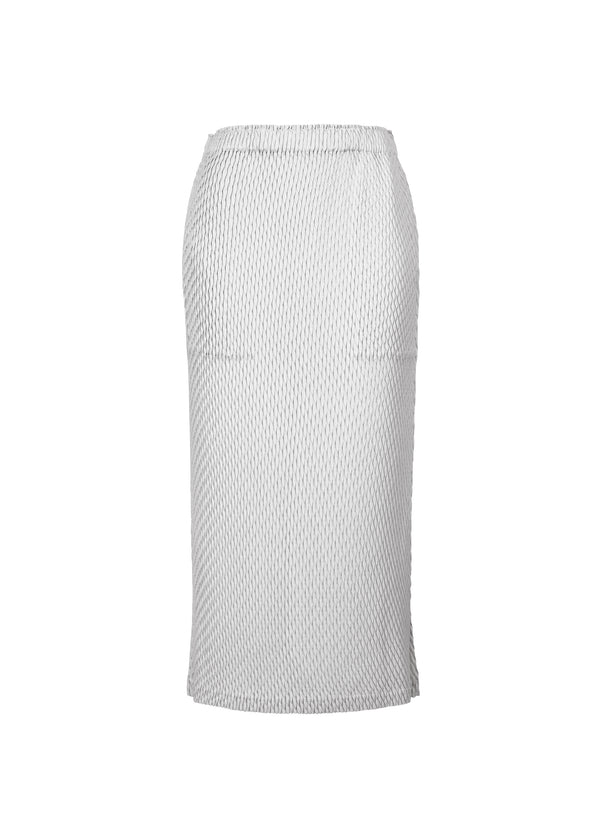 SLEEK PLEATS Skirt Light Grey