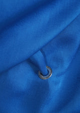 ENVELOPING Dress Blue
