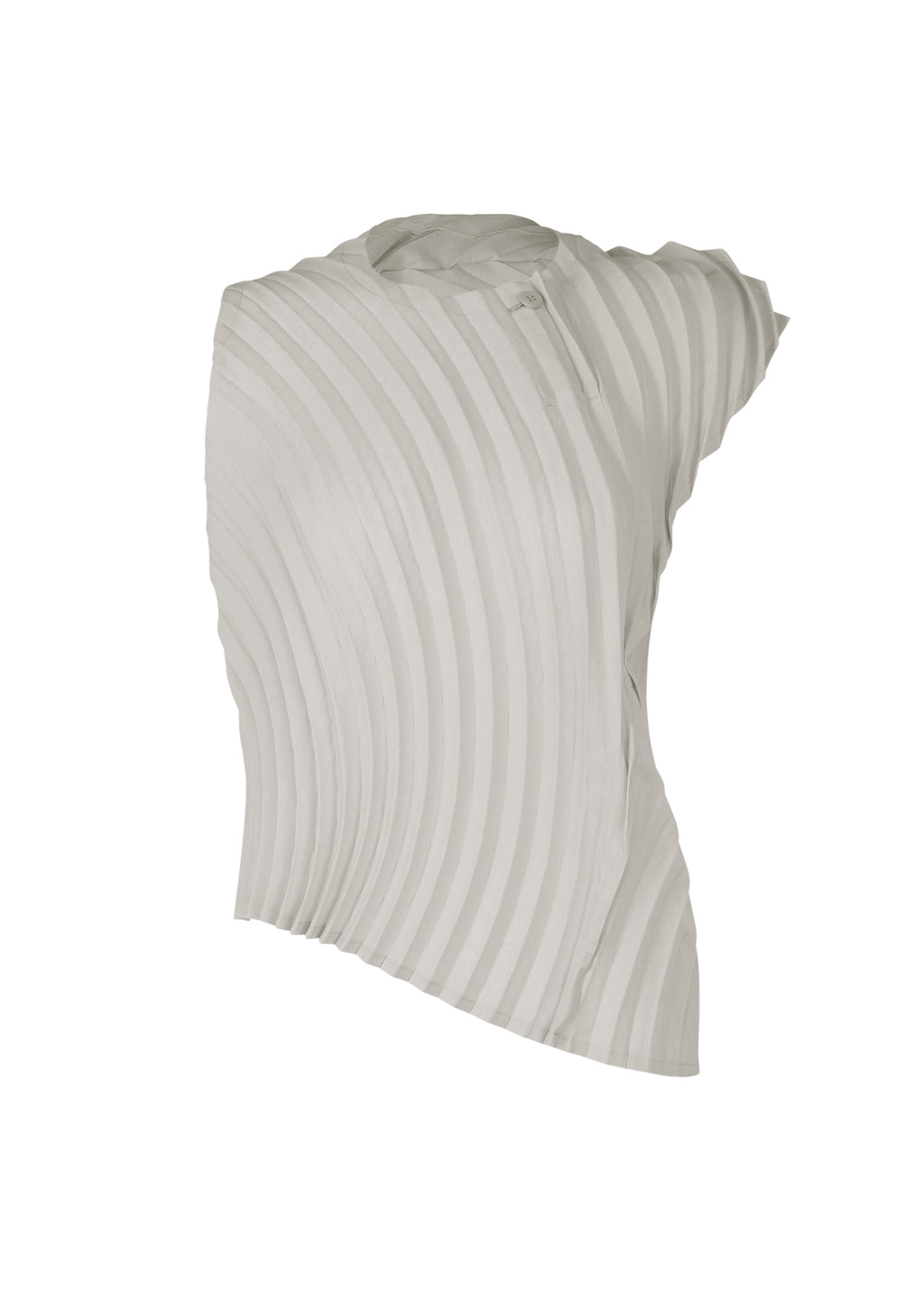 RESONANT PLEATS Shirt Light Grey | ISSEY MIYAKE EU