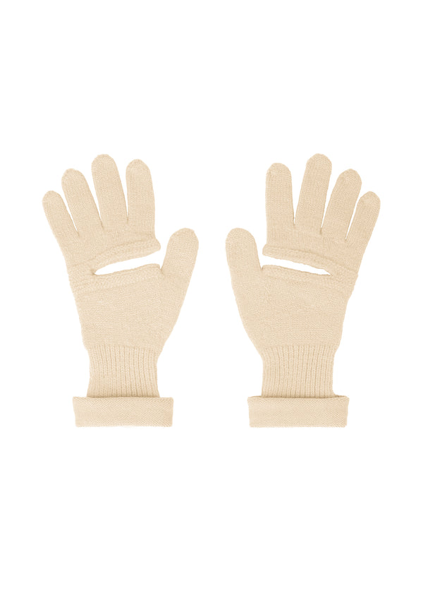 CHUNKY WOOL ACC Gloves Moon White