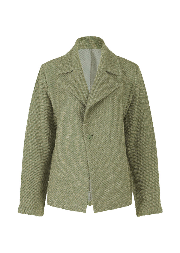 WARM PLEATS Jacket Khaki-Hued