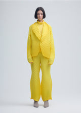 WRAPPED PLEATS Jacket Patrinia Yellow