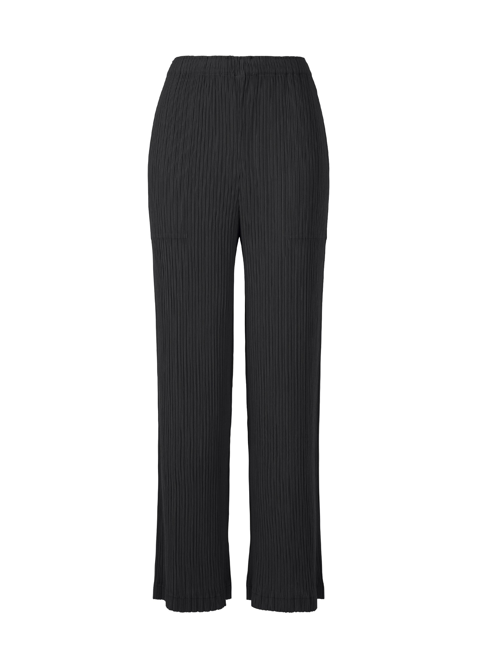 HATCHING PLEATS Trousers Black | ISSEY MIYAKE EU