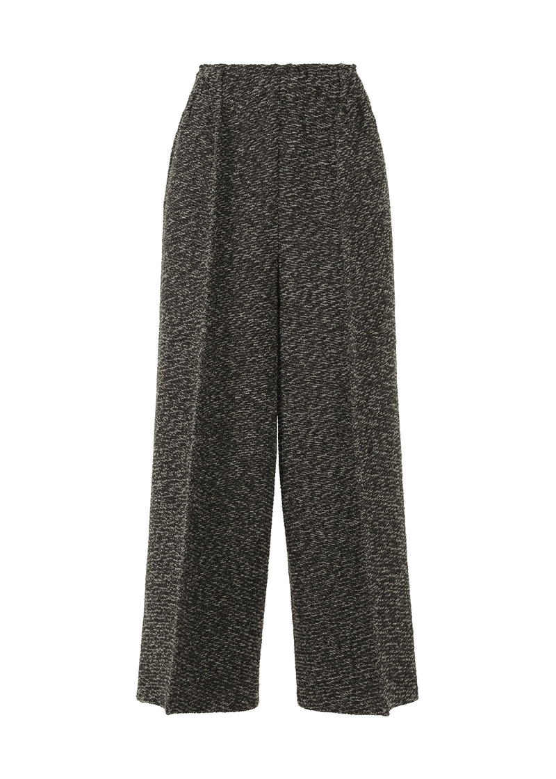 WARM PLEATS Trousers Black-Hued