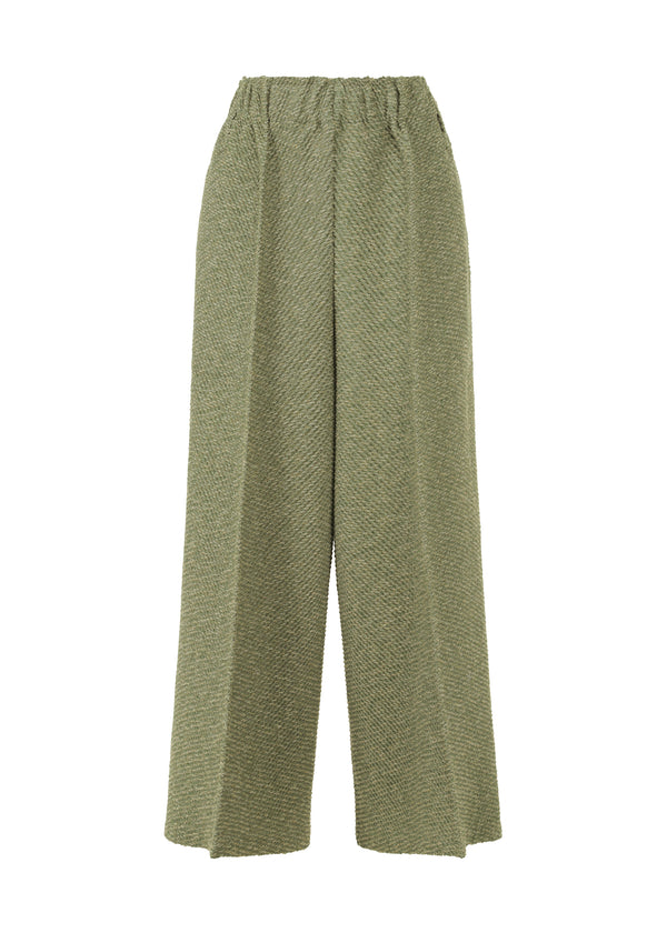 WARM PLEATS Trousers Khaki-Hued