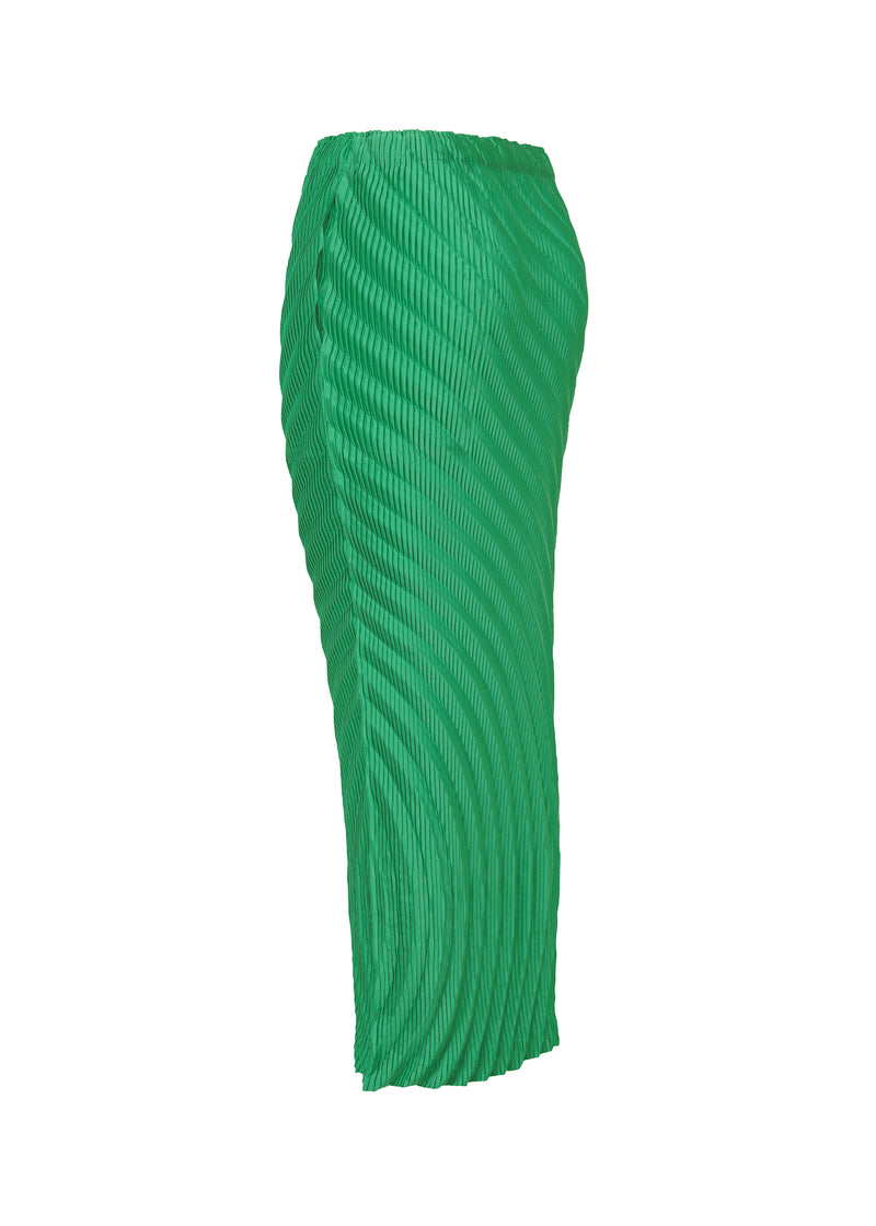 NUANCE PLEATS SOLID Skirt Winter Green