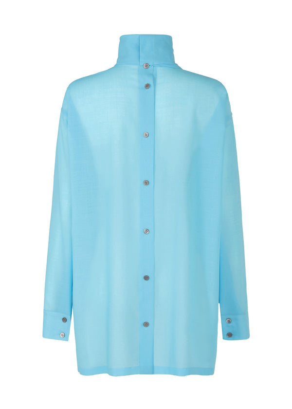 SHEER WOOL Shirt Sky Blue