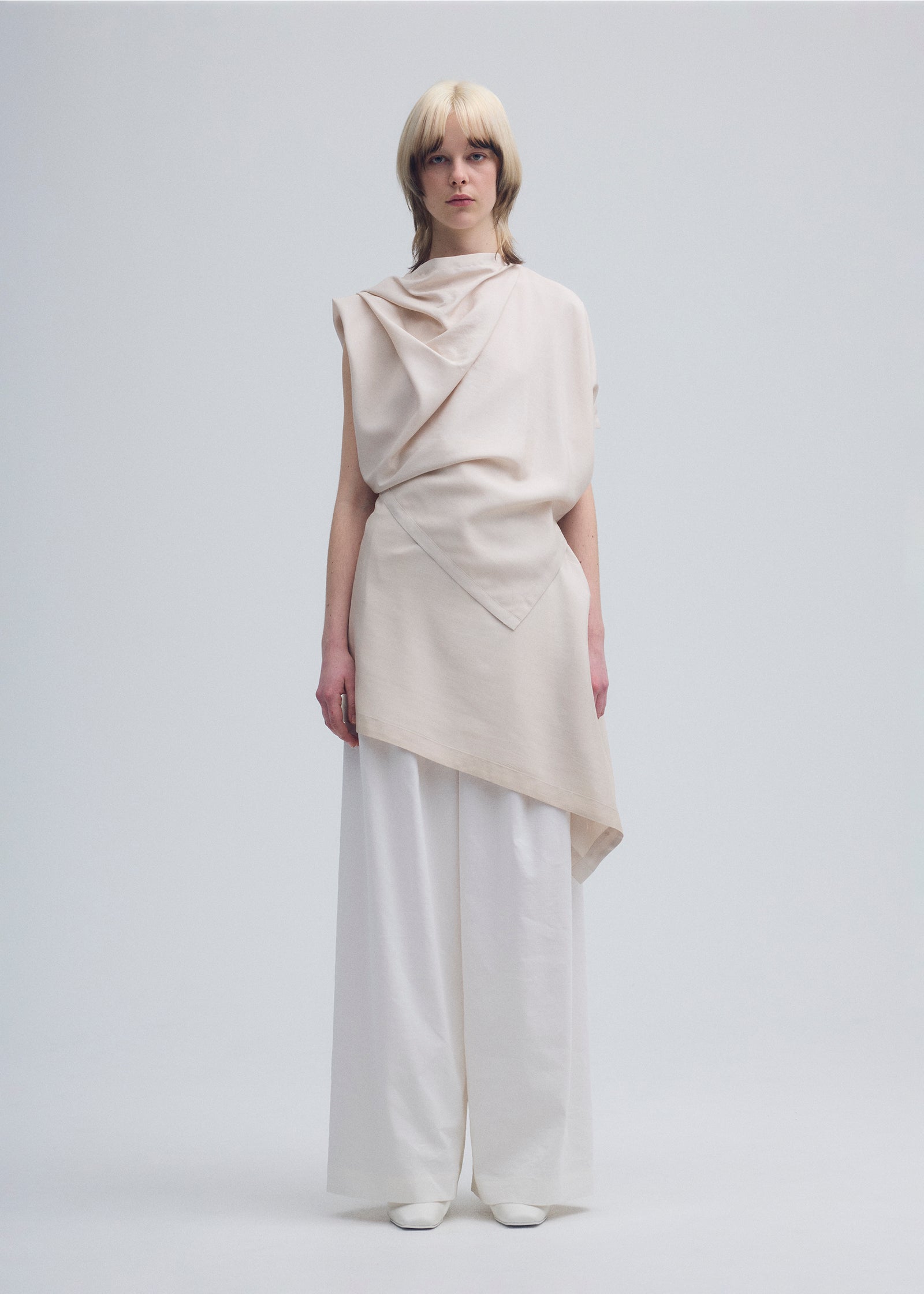 ENCLOTHE SILK Shirt Dawn Blue | ISSEY MIYAKE EU