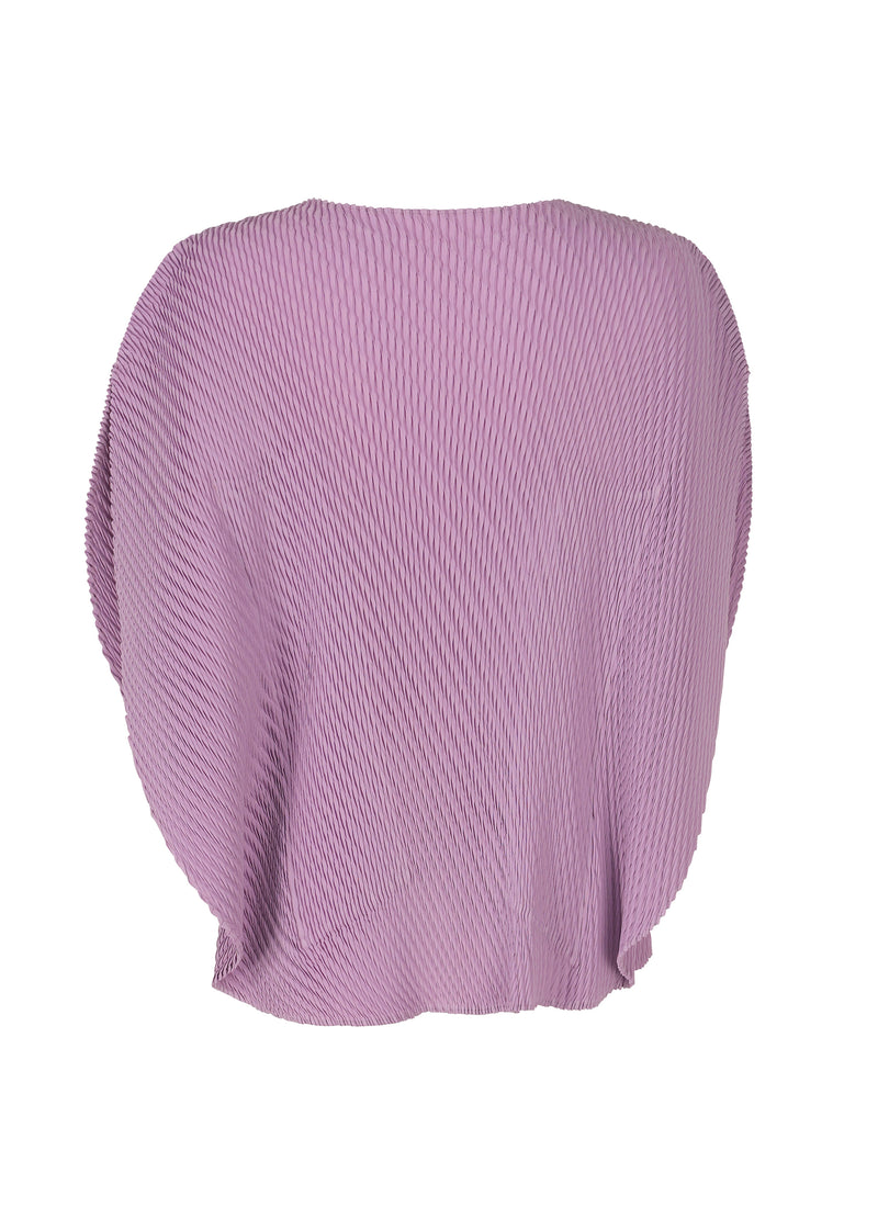 ORBICULAR PLEATS Shirt Bellflower Purple