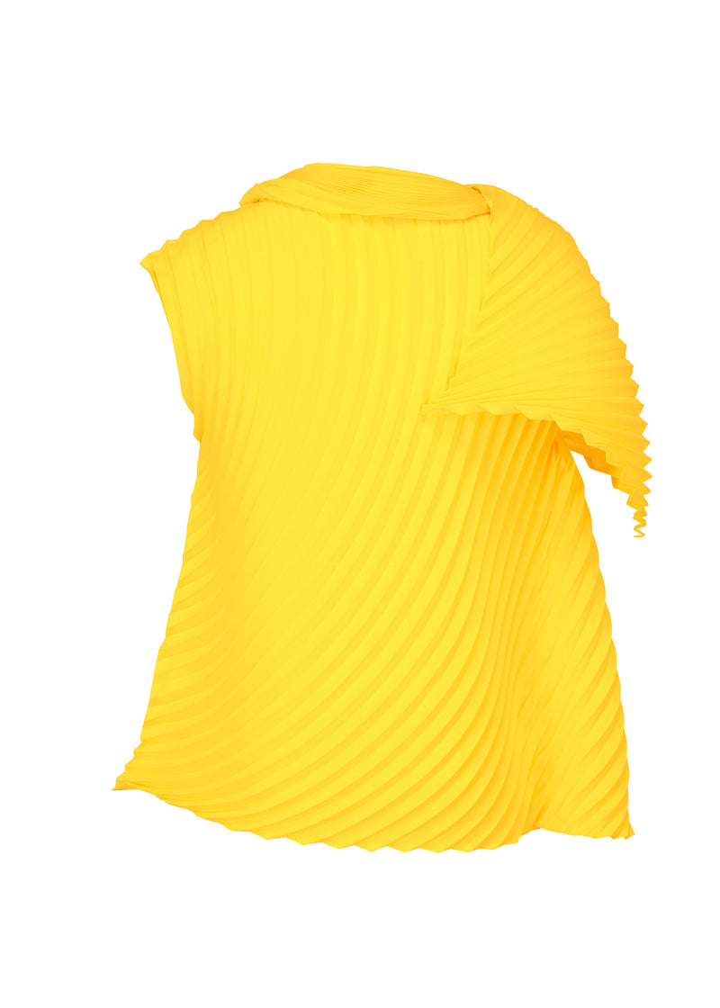 WRAPPED PLEATS Shirt Patrinia Yellow