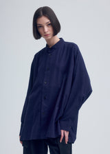 KHADI LAYERED Shirt Midnight Navy