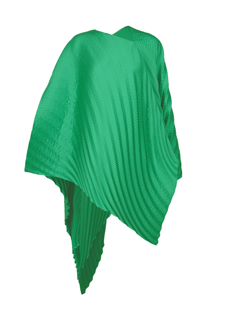 NUANCE PLEATS SOLID Cardigan Winter Green