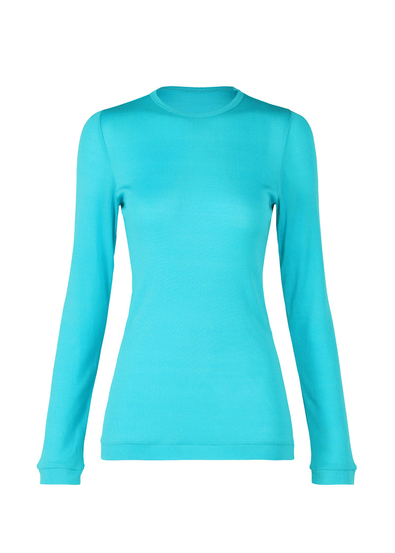 SILK JERSEY Top Sky Blue