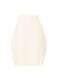 SQUARE RIB AP Skirt Frost White