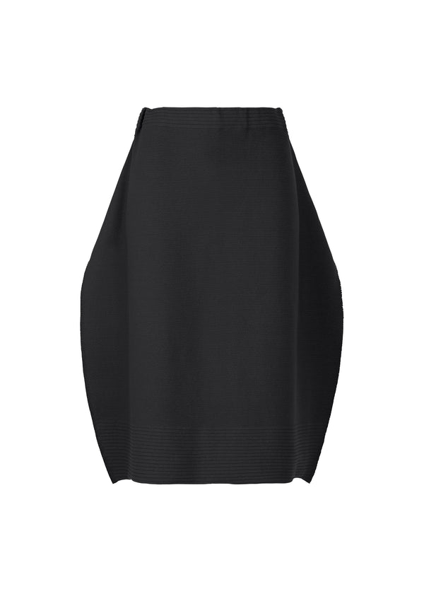 SQUARE RIB AP Skirt Black