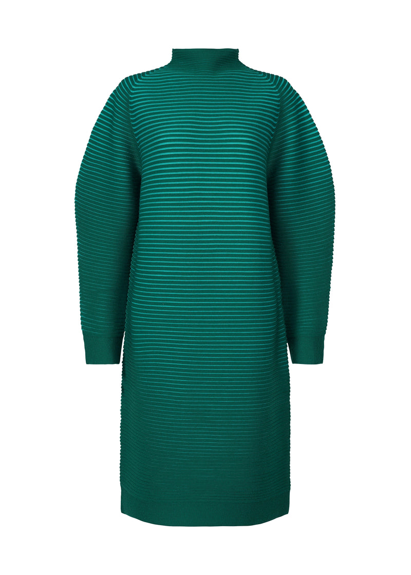 CIRCLE KNIT Dress Green-Hued