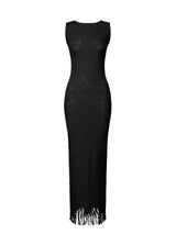 LEAF BODY AP Dress Black