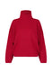 STRETCHY WOOL Top Nadeshiko Red