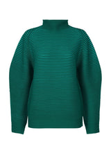 CIRCLE KNIT Top Green-Hued