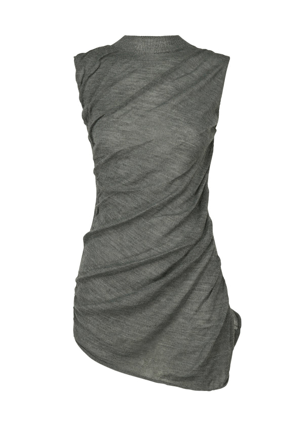 AMBIGUOUS WOOL Top Dew Grey